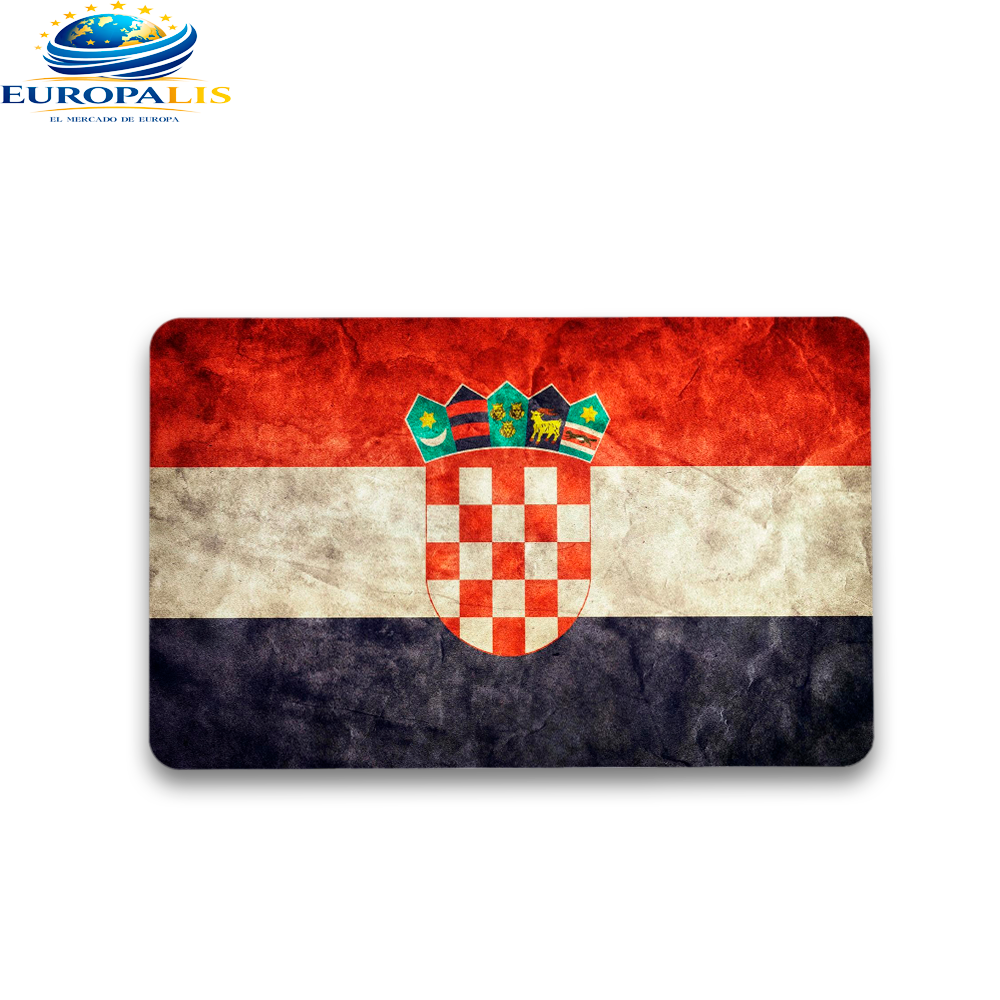 Imán Cuadrado Bandera Croacia