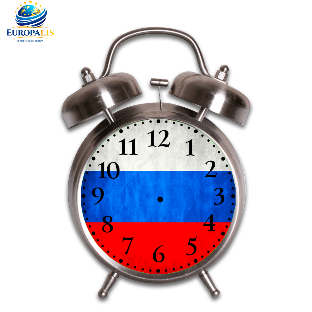 Reloj Despertador Bandera Rusia