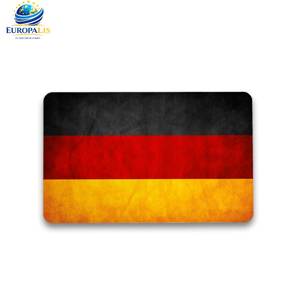 Imán Cuadrado Bandera Alemania