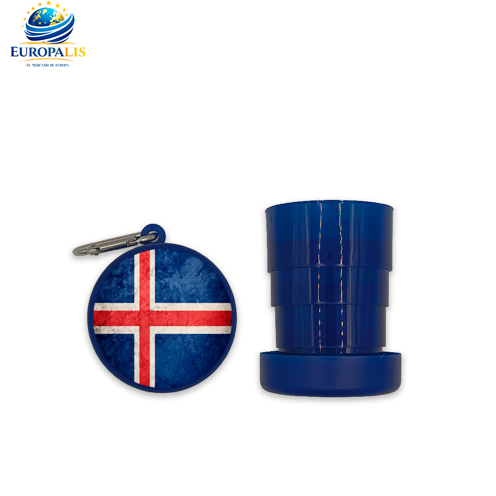 Vaso Bandera Islandia