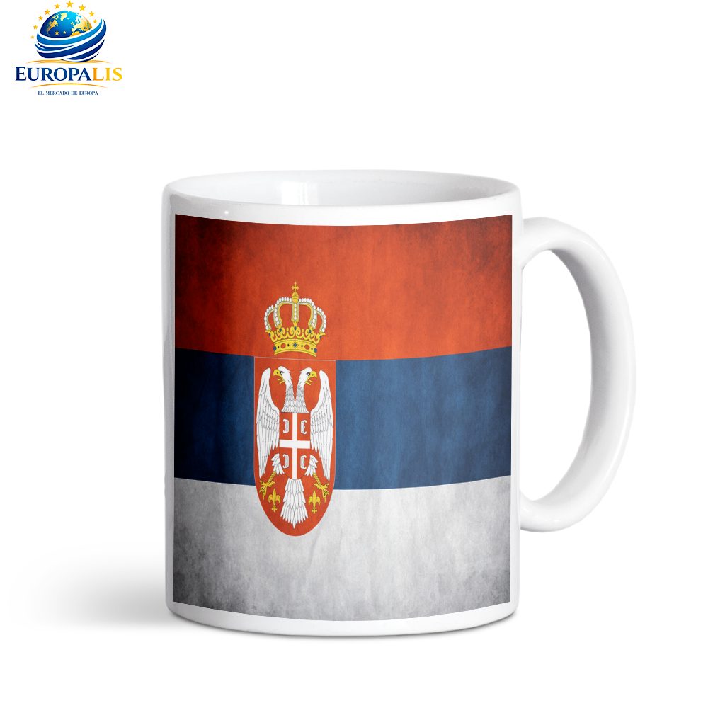 Taza Bandera Serbia