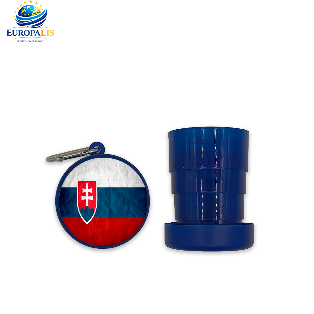 Vaso Portátil Bandera Eslovaquia