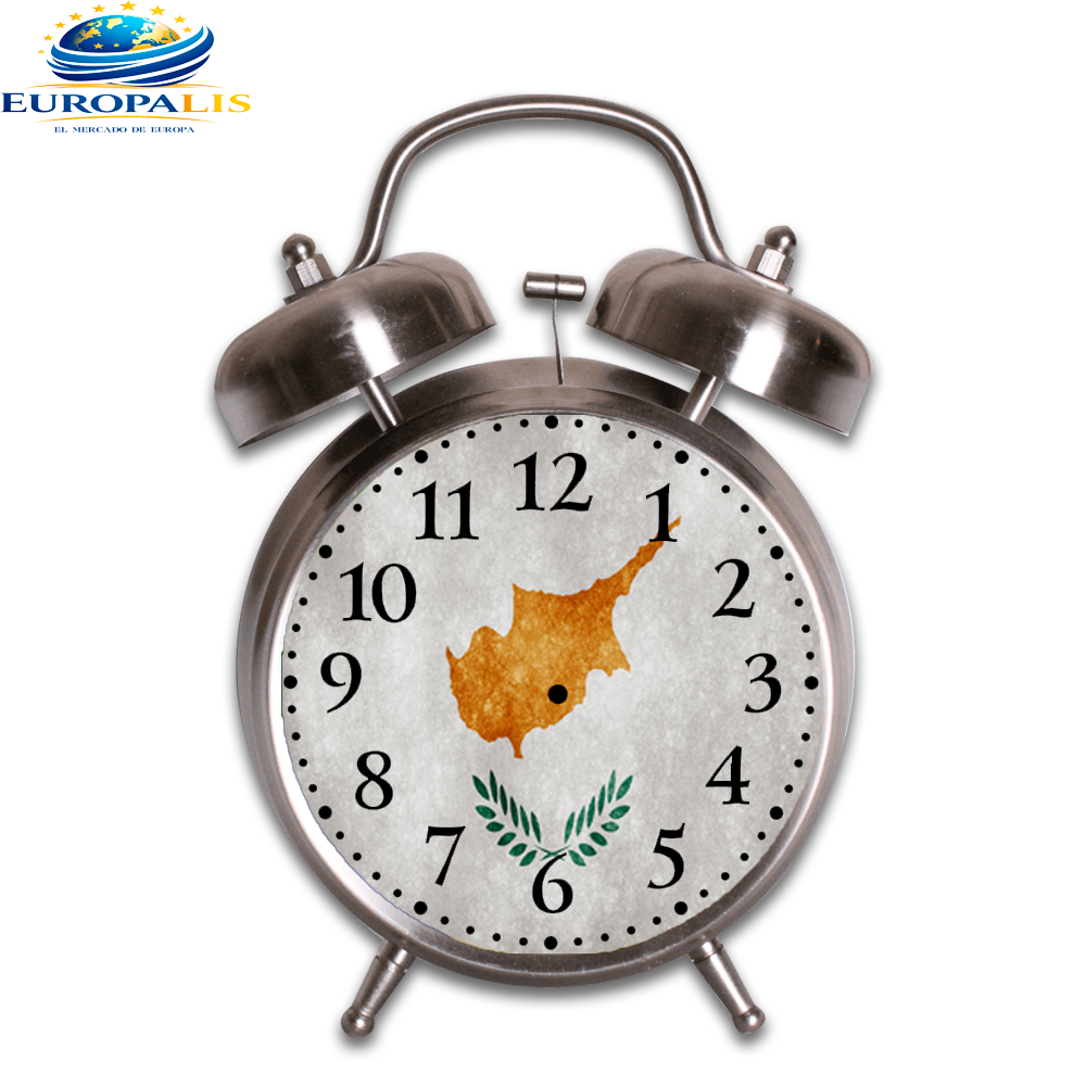 Reloj Despertador Bandera Chipre