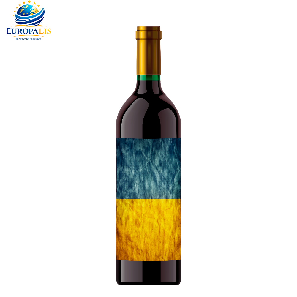 Vino Tinto Bandera Ucrania