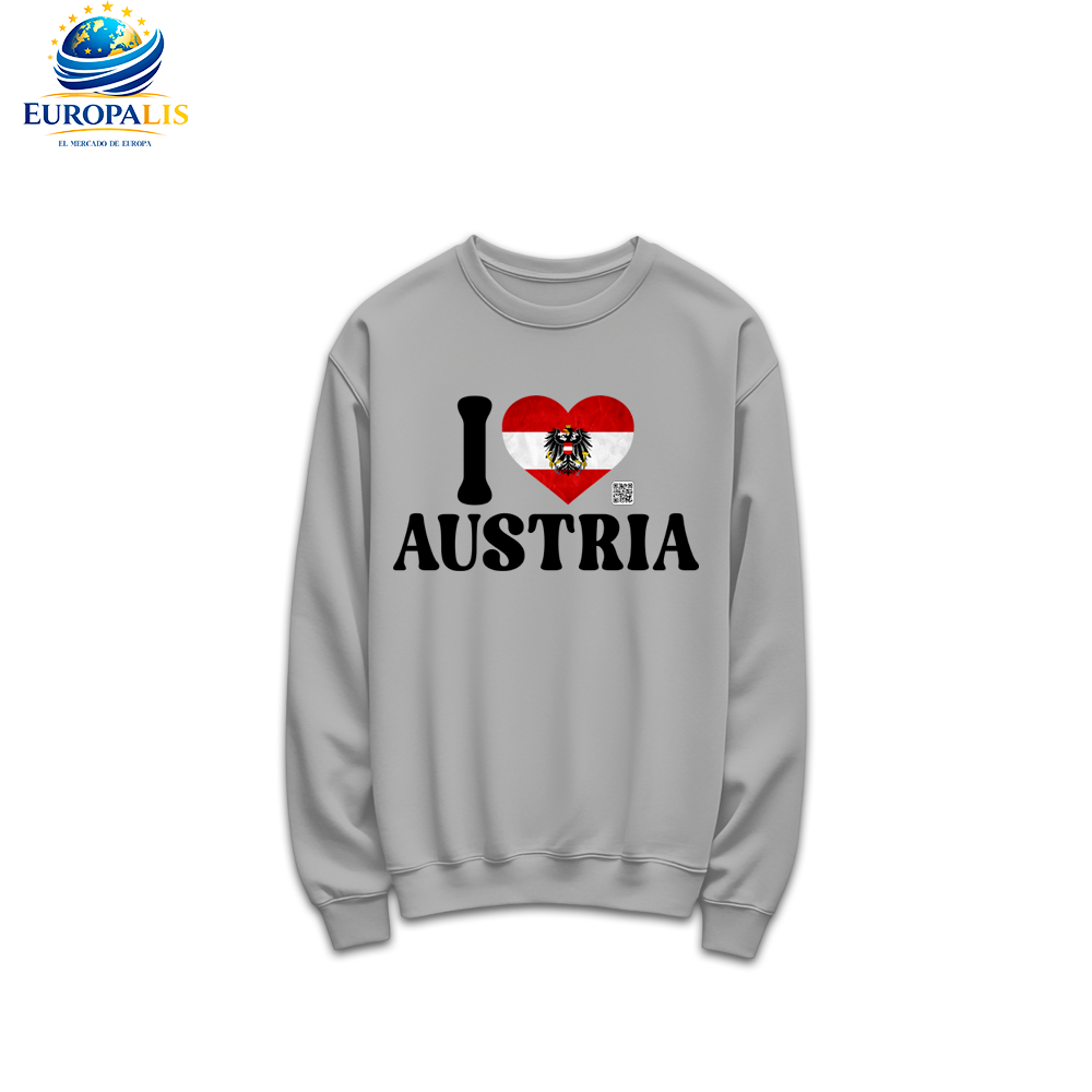 Sudadera sin Capucha Bandera Austria