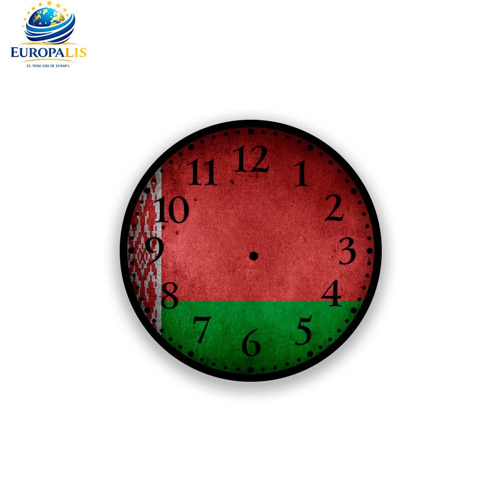 Reloj de Pared Bandera Bielorrusia