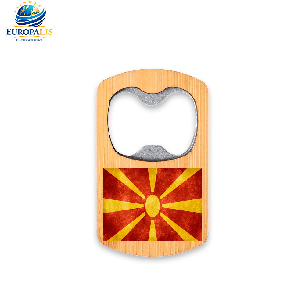 Abridor de Cerveza Bandera Macedonia