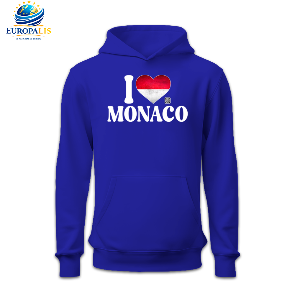 Sudadera con Capucha Bandera Mónaco