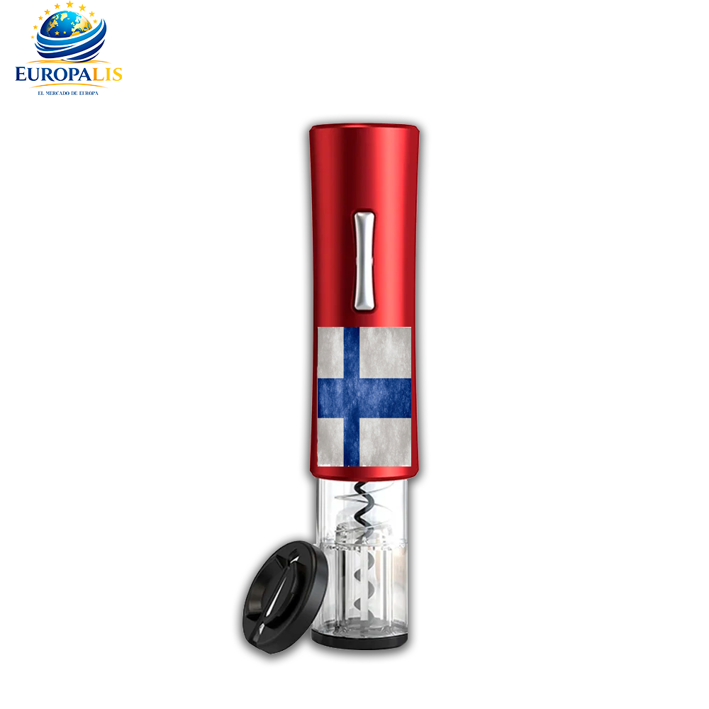 Sacacorchos Eléctrico Bandera Finlandia