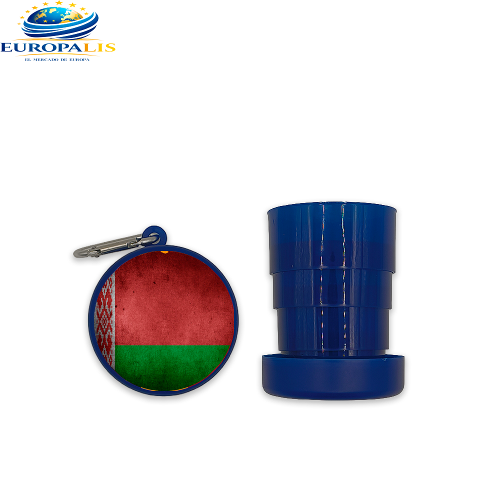 Vaso Portátil Bandera Bielorrusia
