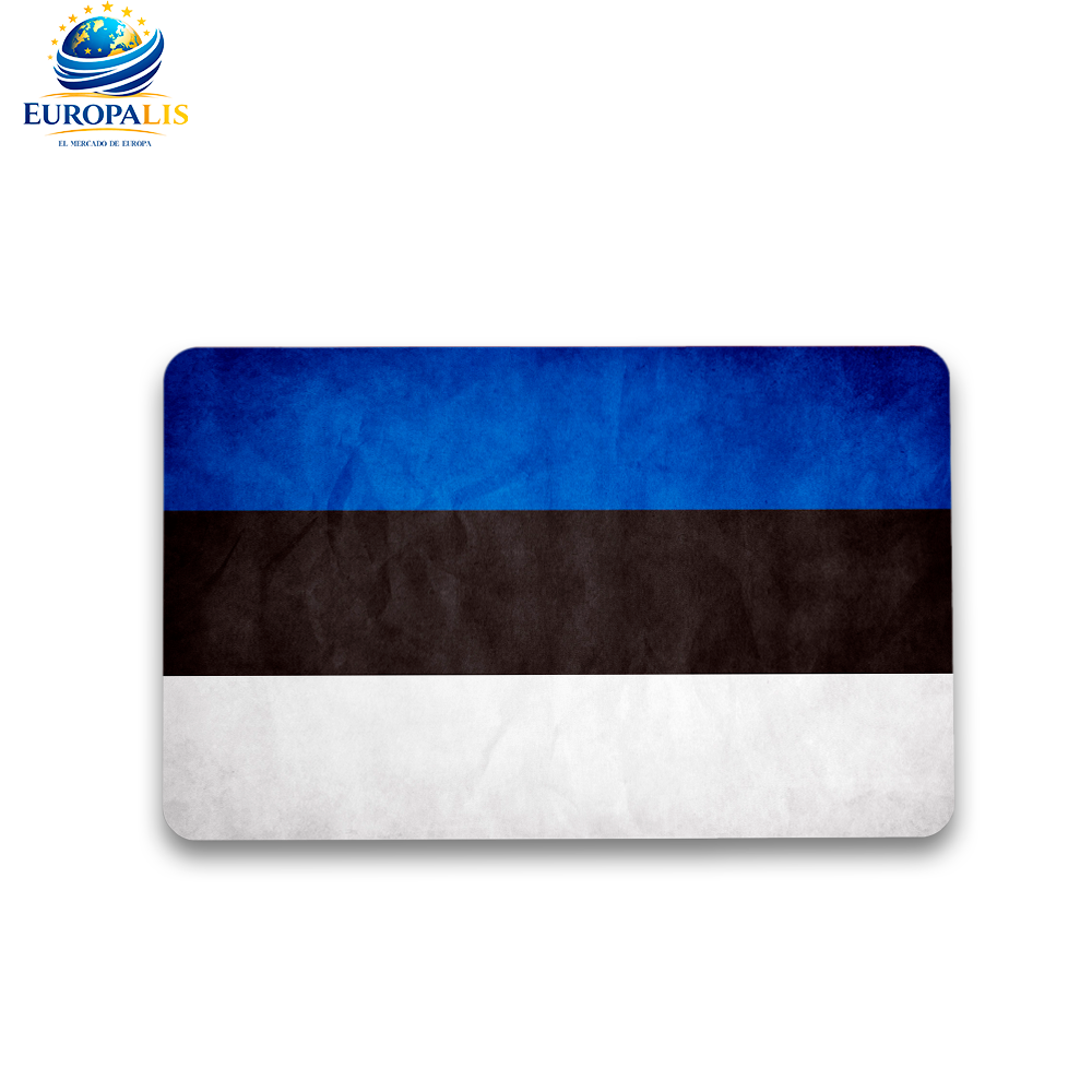 Imán Cuadrado Bandera Estonia