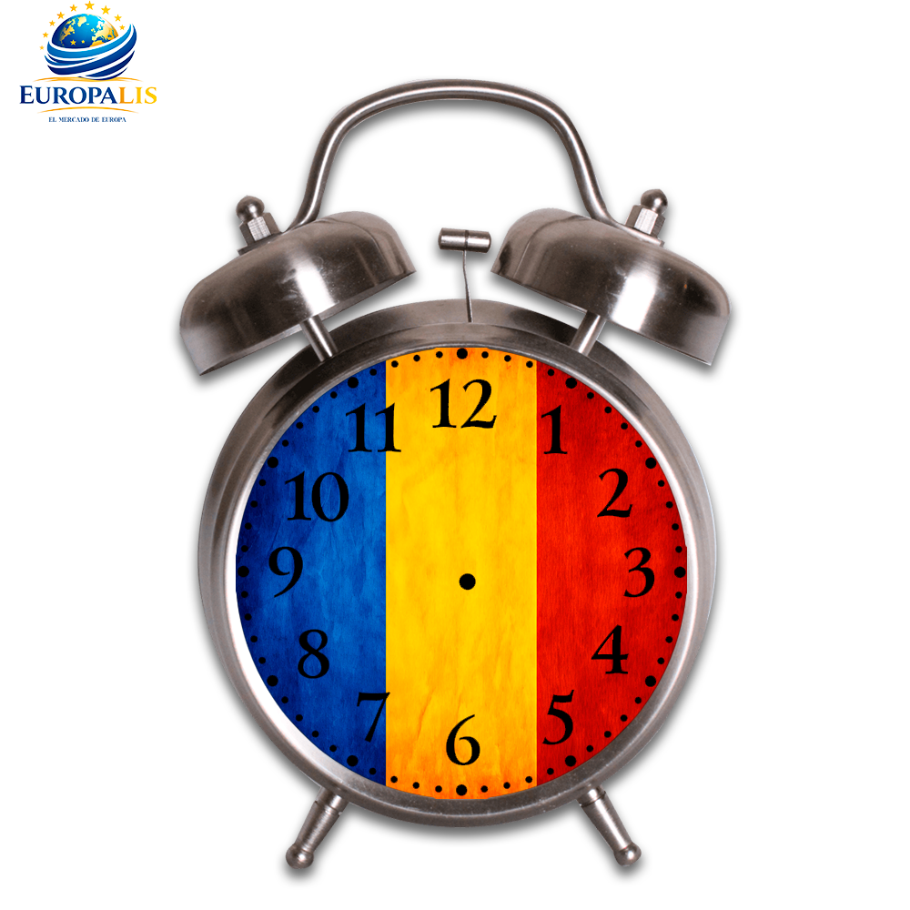 Reloj Despertador Bandera Rumanía