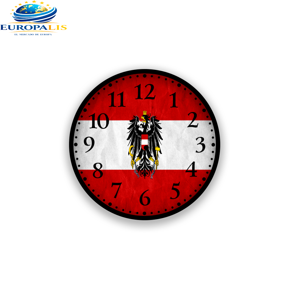 Reloj de Pared Bandera Austria