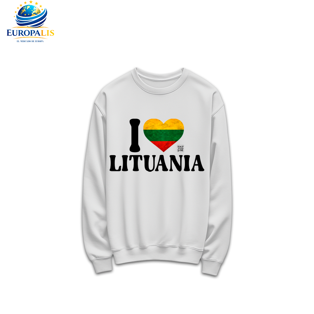 Sudadera sin Capucha Bandera Lituania