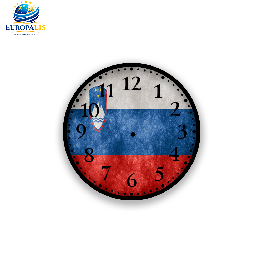 Reloj de Pared Bandera Eslovenia