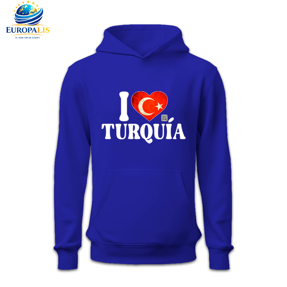 Sudadera con Capucha Bandera Turquía