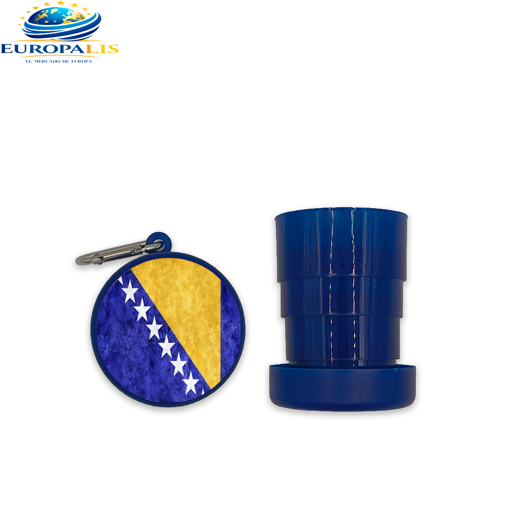 Vaso Portátil Bandera Bosnia Herzegovina