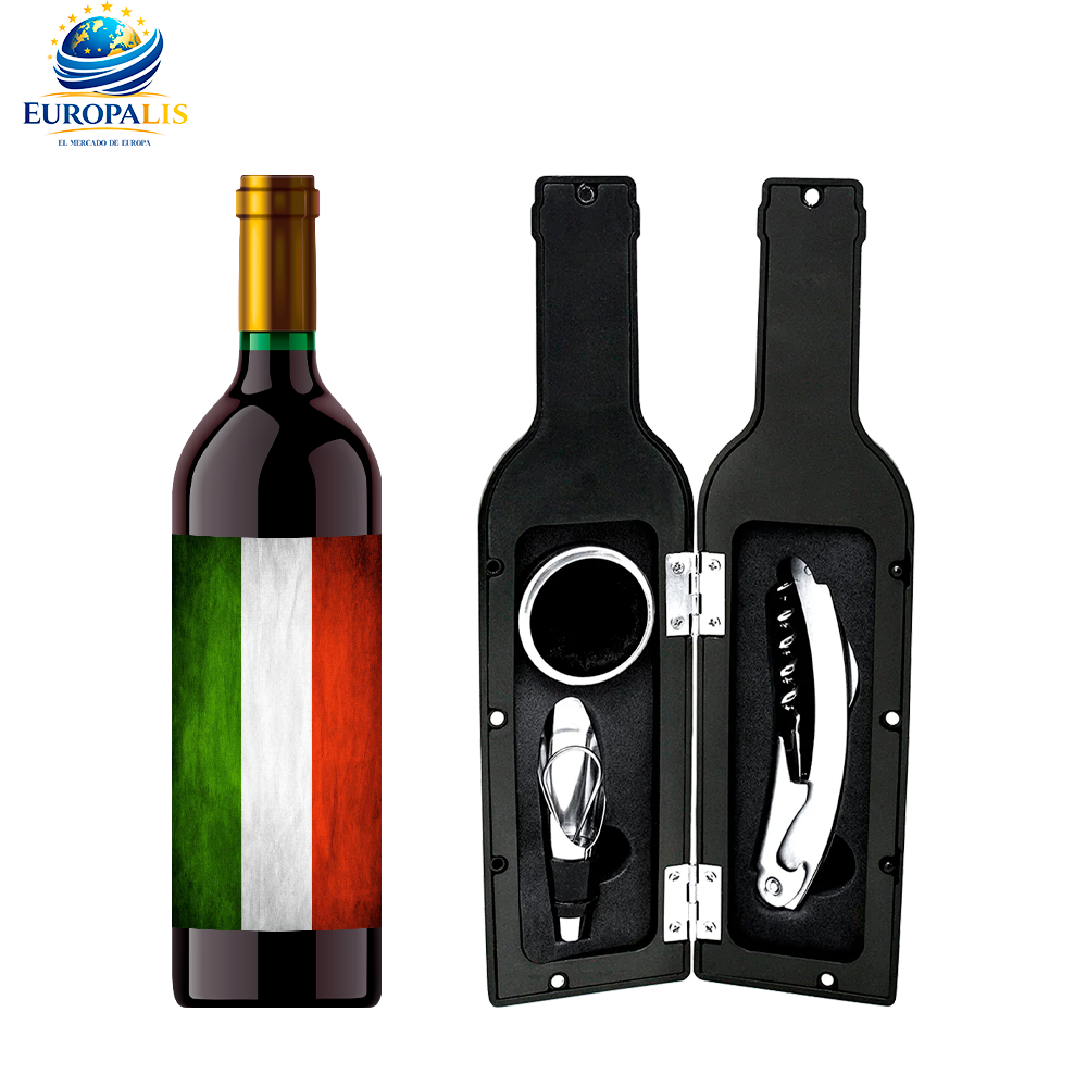 Kit Sacacorchos Bandera Italia