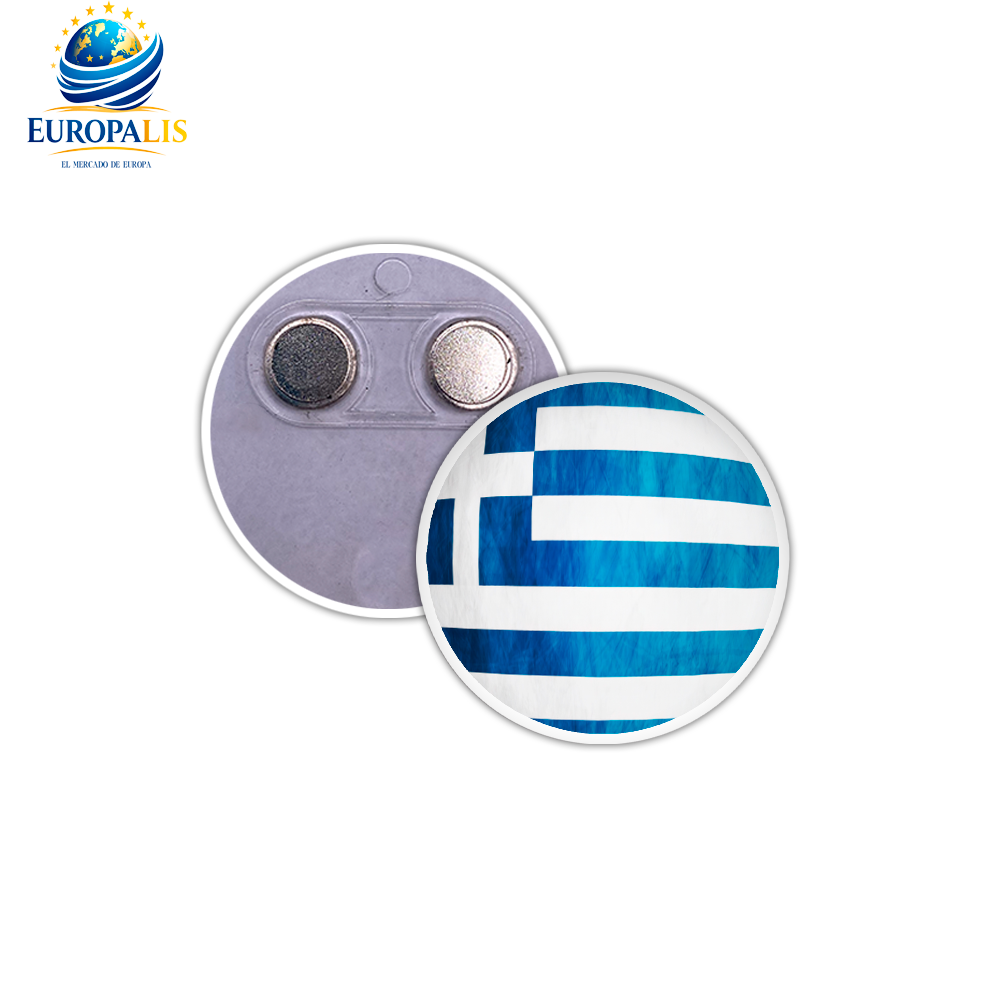 Imán Redondo Bandera Grecia