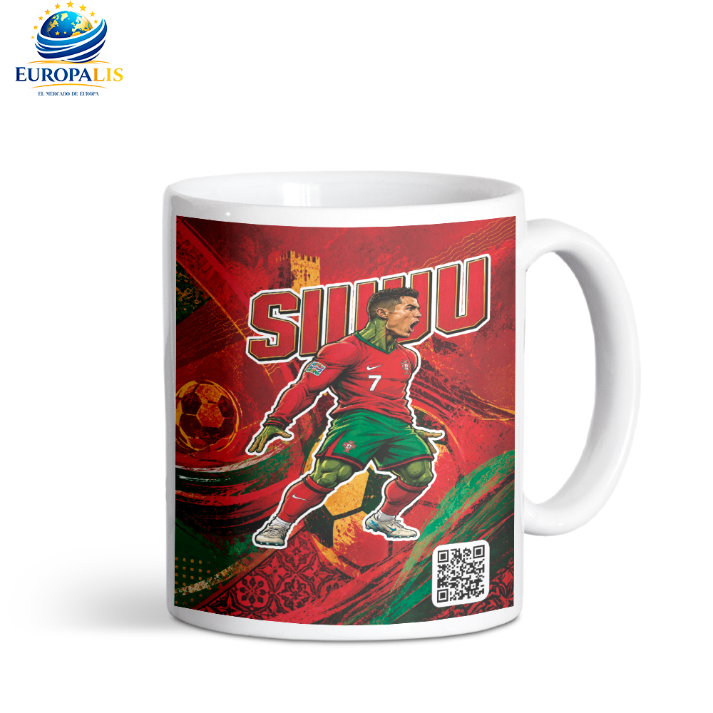 Taza "Cristiano Ronaldo Siiuuu"