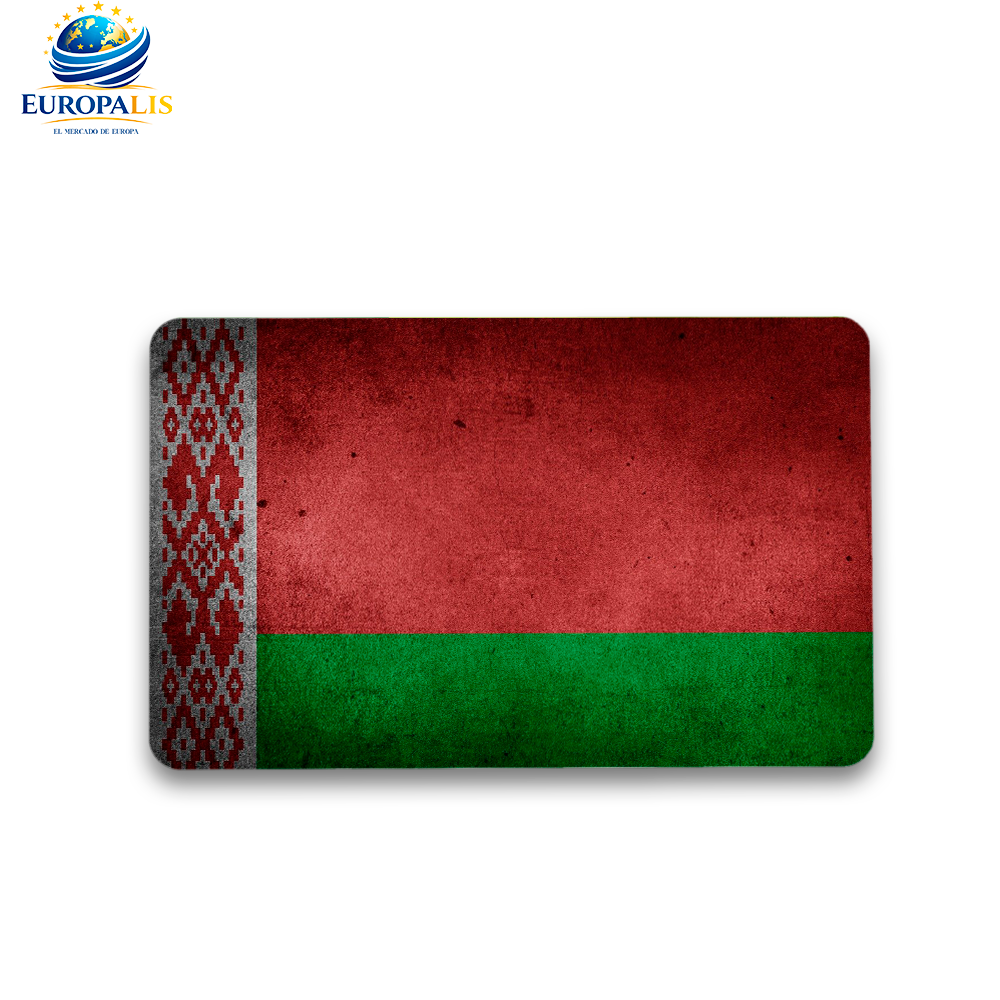 Imán Cuadrado Bandera Bielorrusia