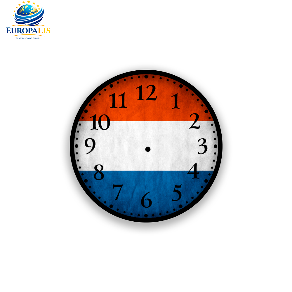 Reloj de Pared Bandera Países Bajos