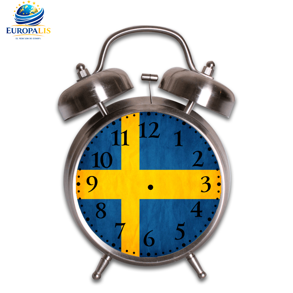 Reloj Despertador Bandera Suecia