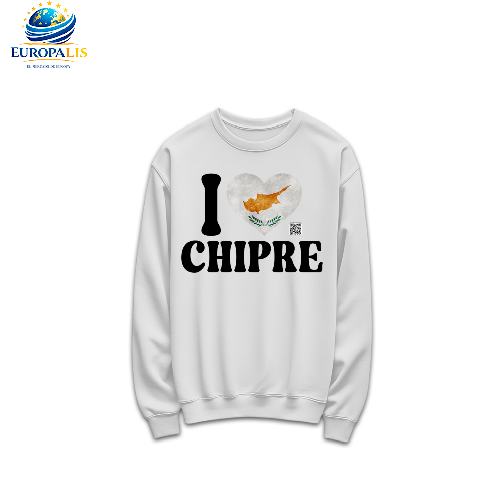 Sudadera sin Capucha Bandera Chipre