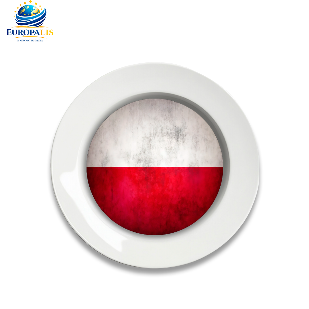 Plato Bandera Polonia