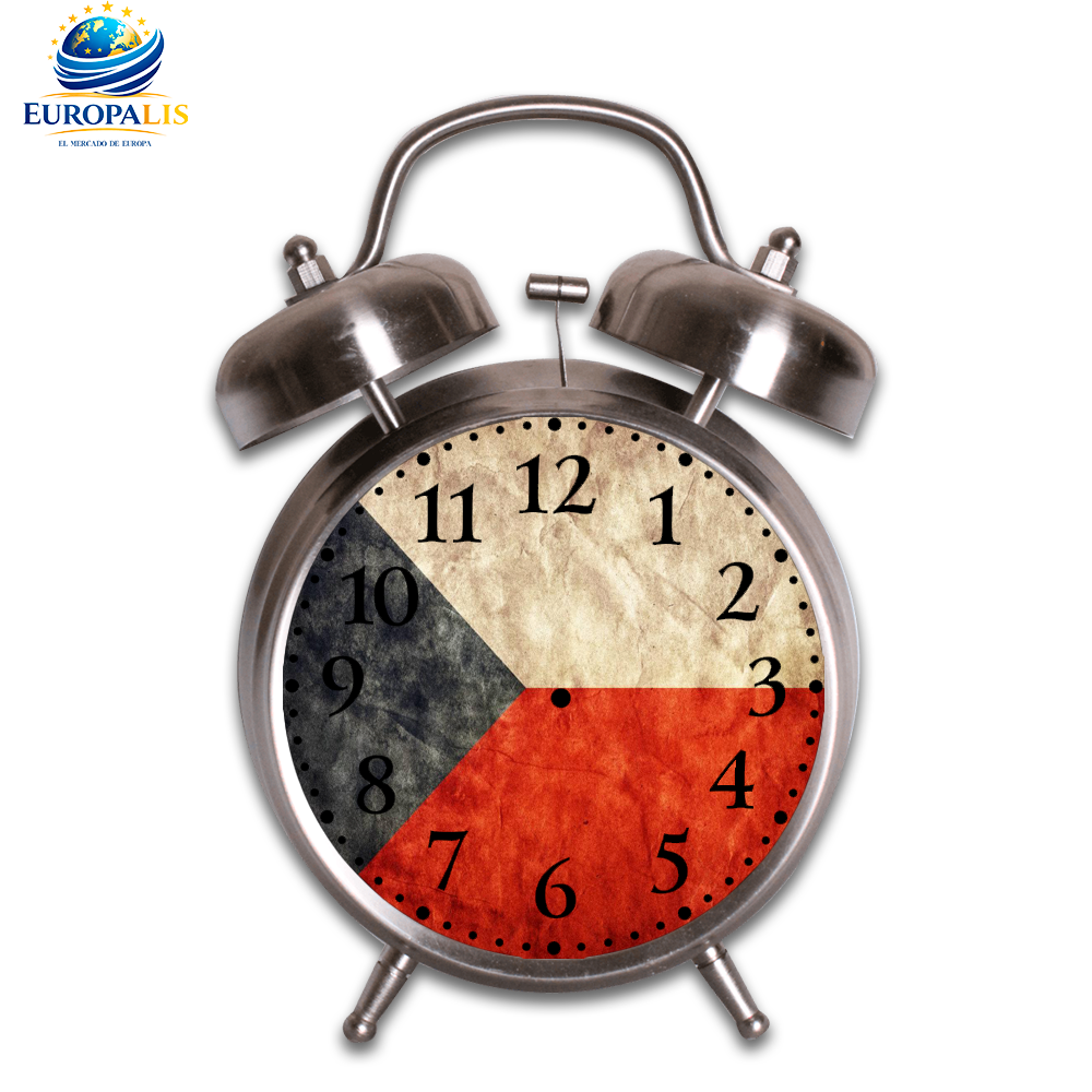 Reloj Despertador Bandera República Checa