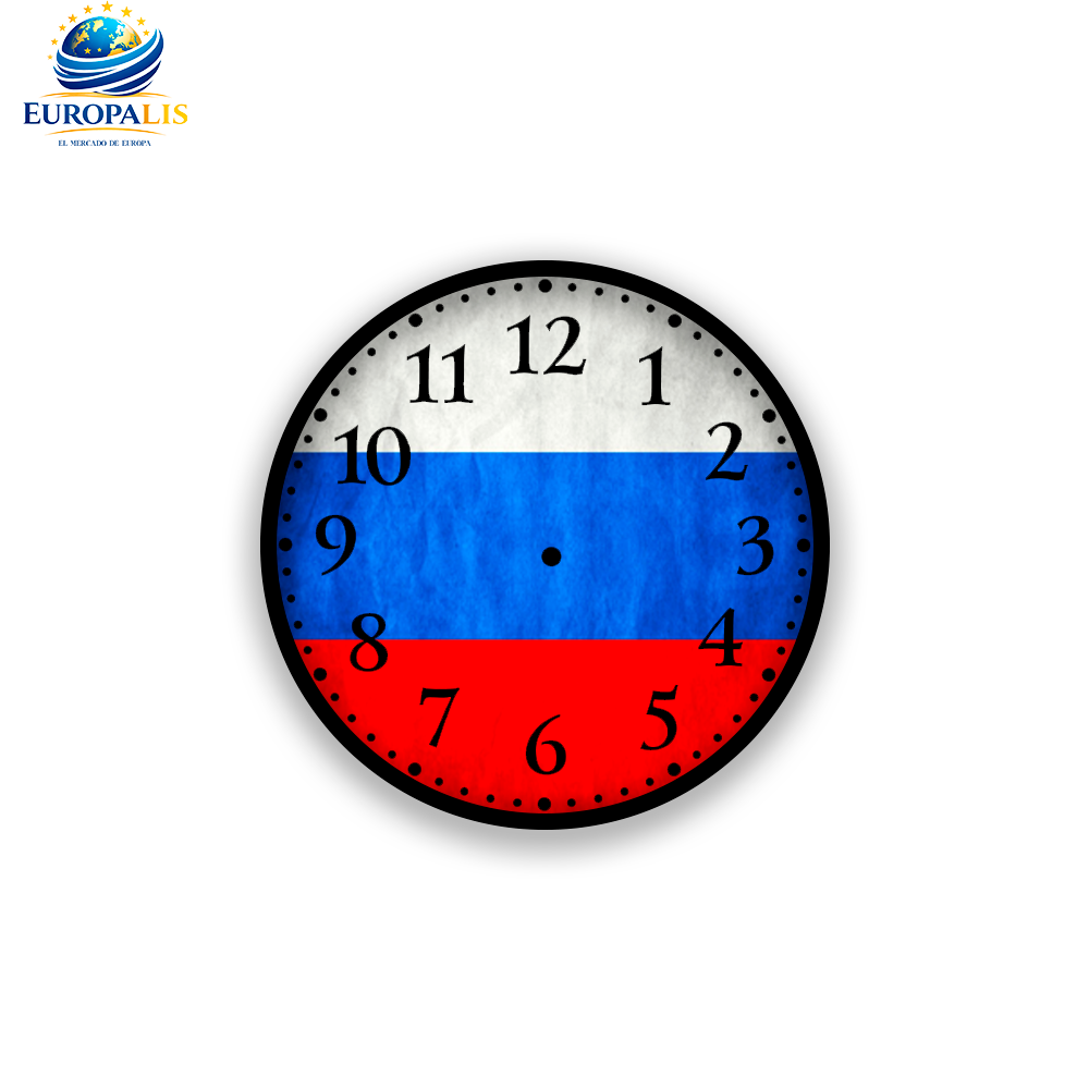 Reloj de Pared Bandera Rusia