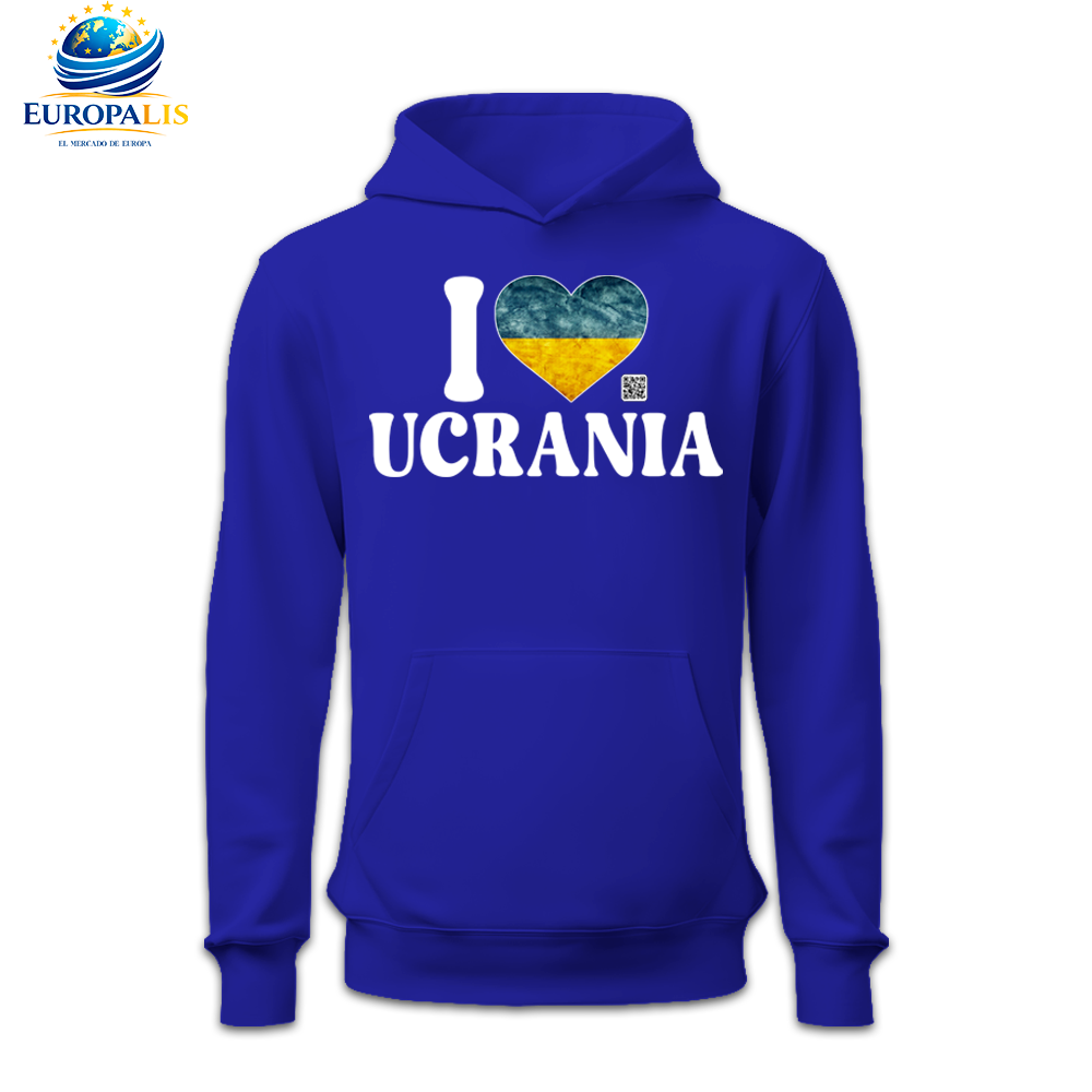 Sudadera con Capucha Bandera Ucrania