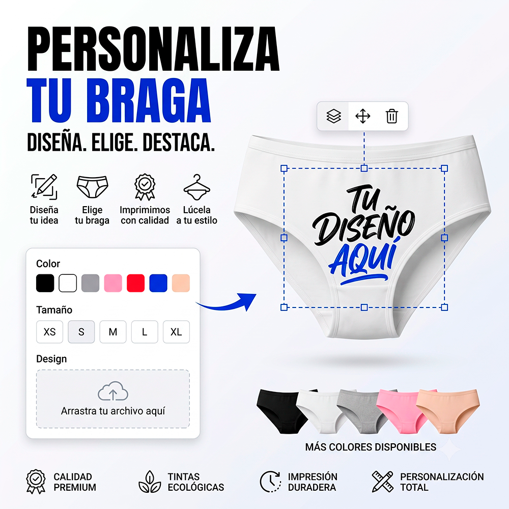 Braga Personalizada | Sube tu Diseño | Europalis