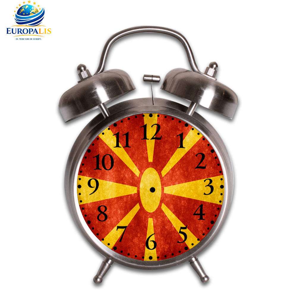 Reloj Despertador Bandera Macedonia
