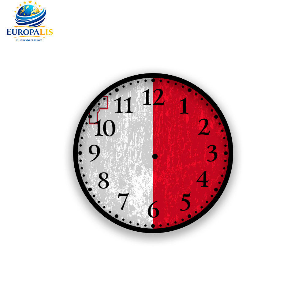 Reloj de Pared Bandera Malta