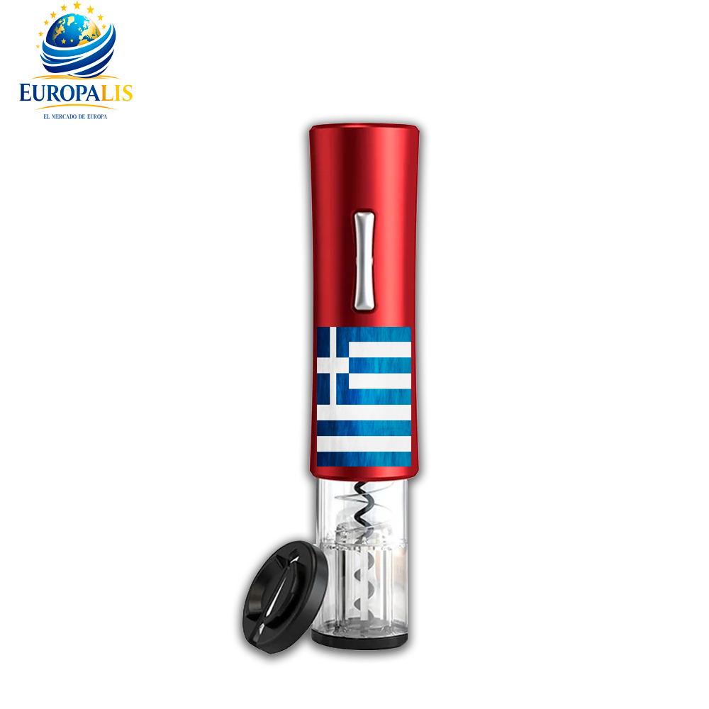 Sacacorchos Eléctrico Bandera Grecia