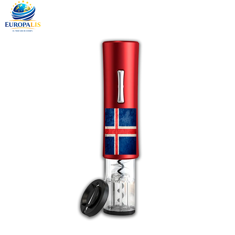 Sacacorchos Eléctrico Bandera Islandia