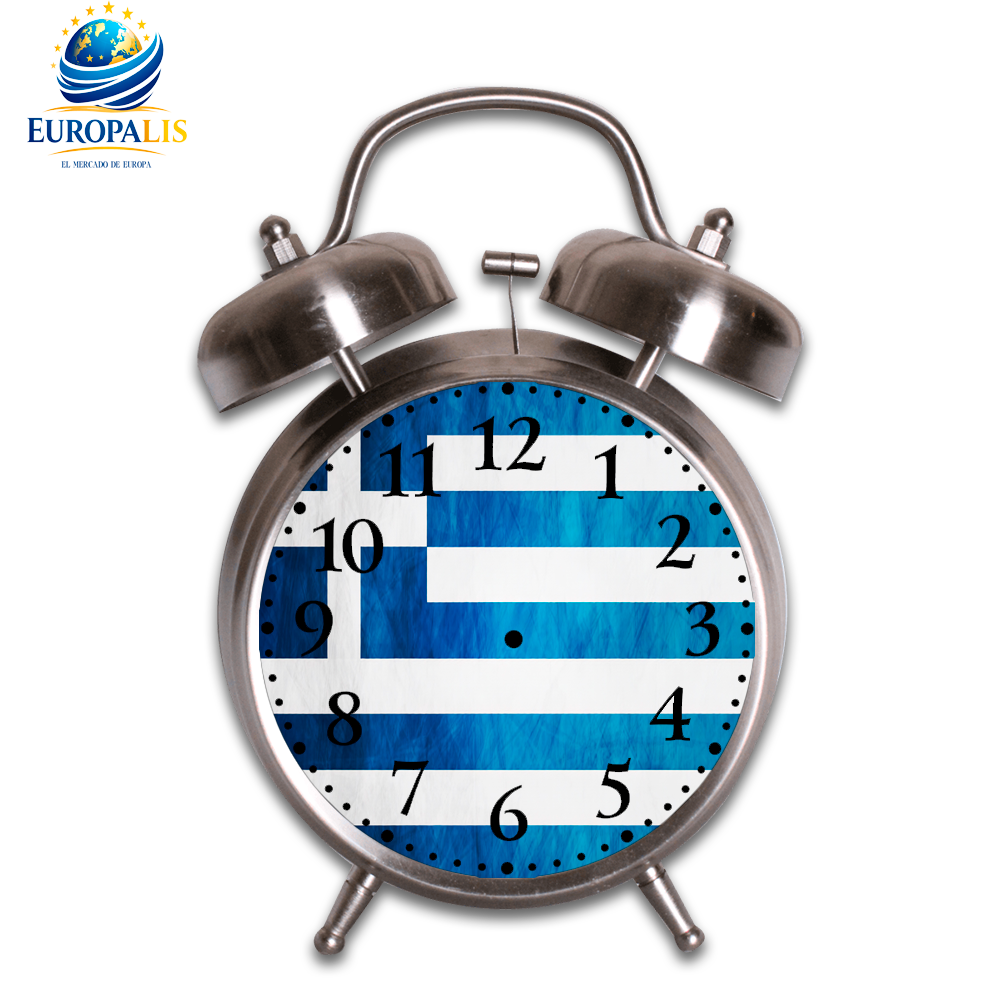 Reloj Despertador Bandera Grecia