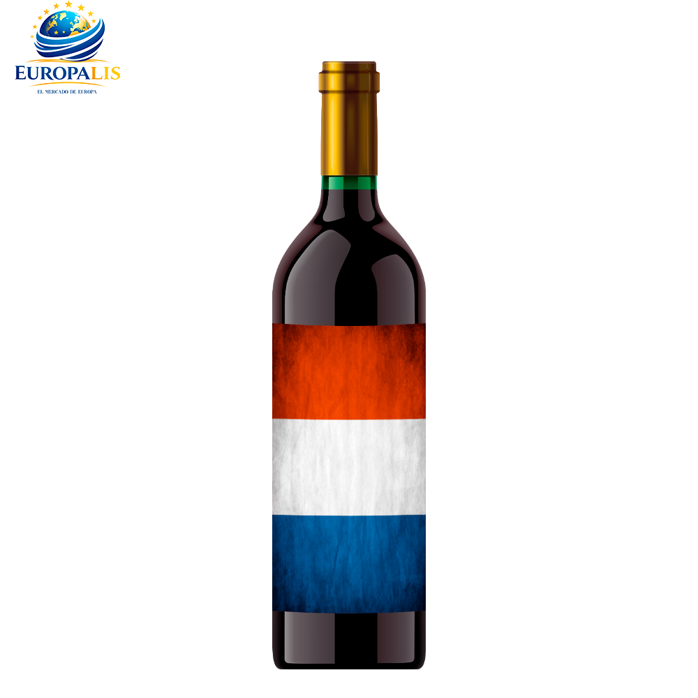 Vino Tinto Bandera Países Bajos