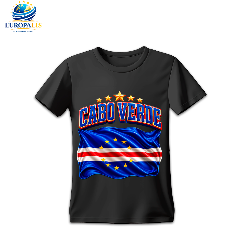 Camiseta Cabo Verde - Colección Color Liso