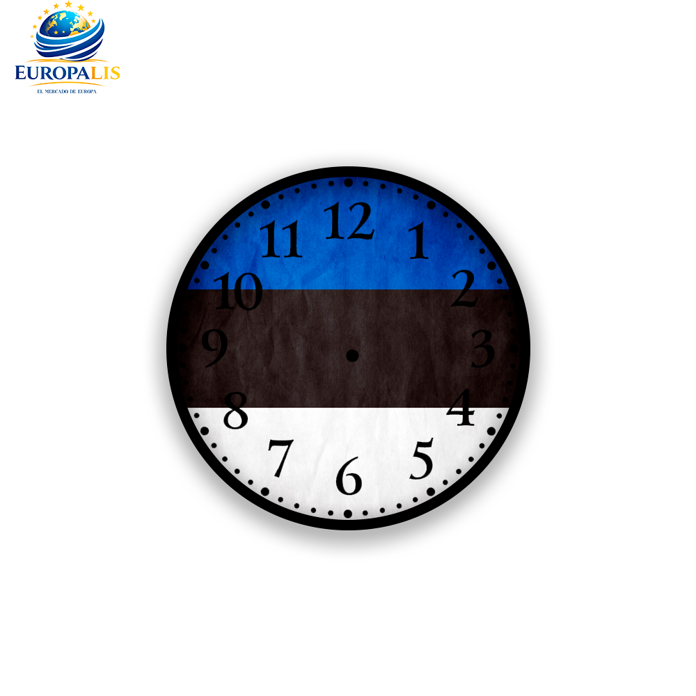 Reloj de Pared Bandera Estonia