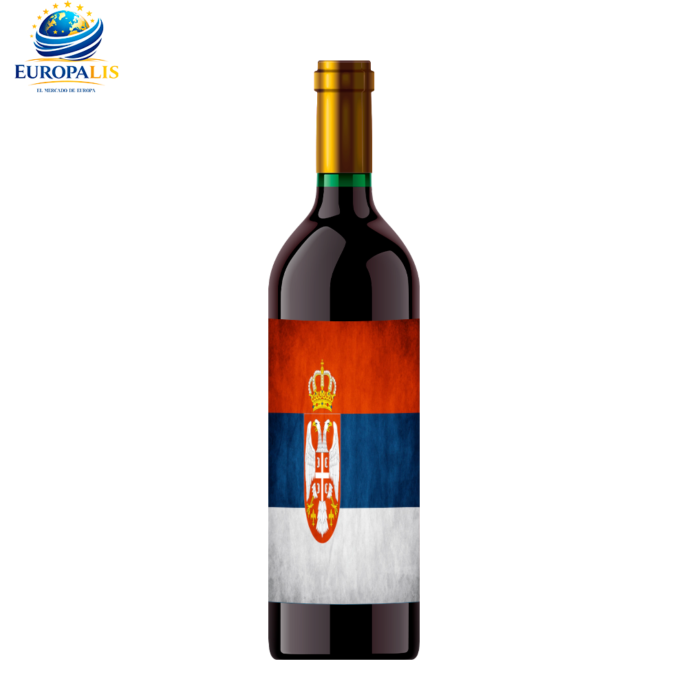 Vino Tinto Bandera Serbia