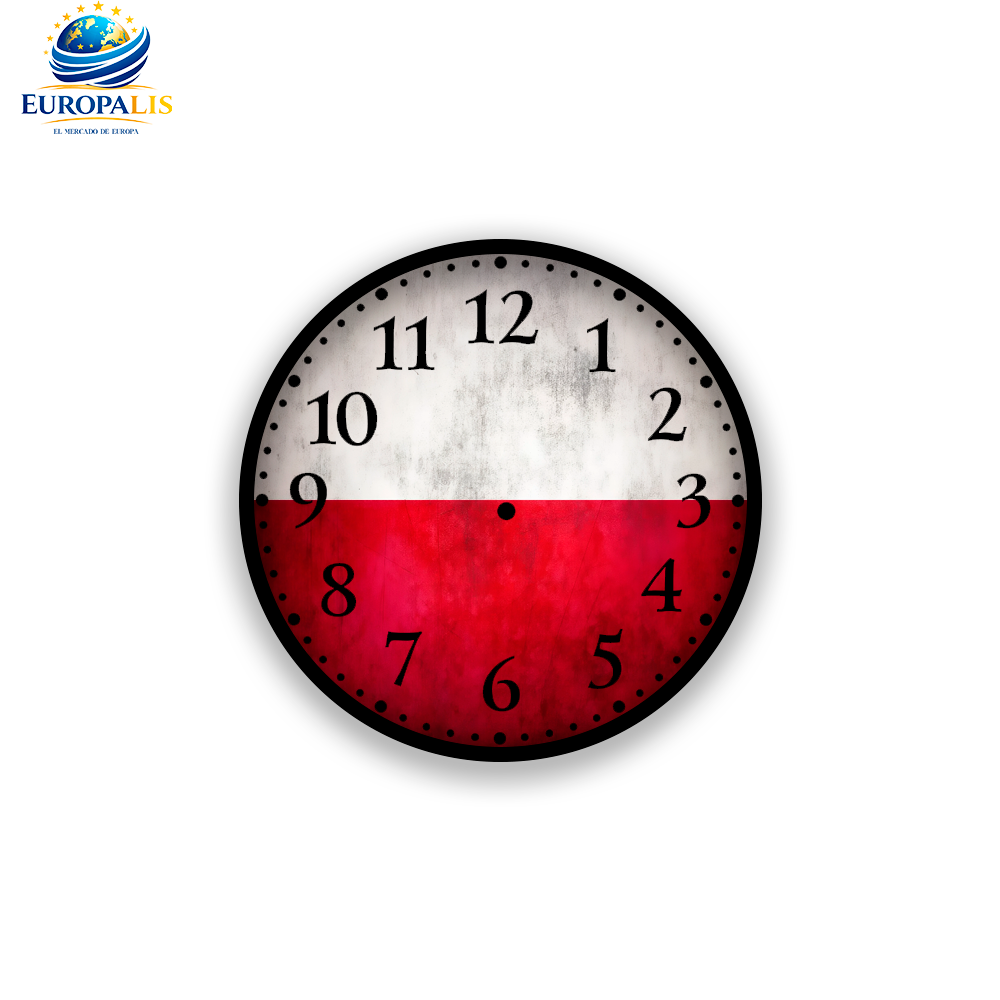 Reloj de Pared Bandera Polonia
