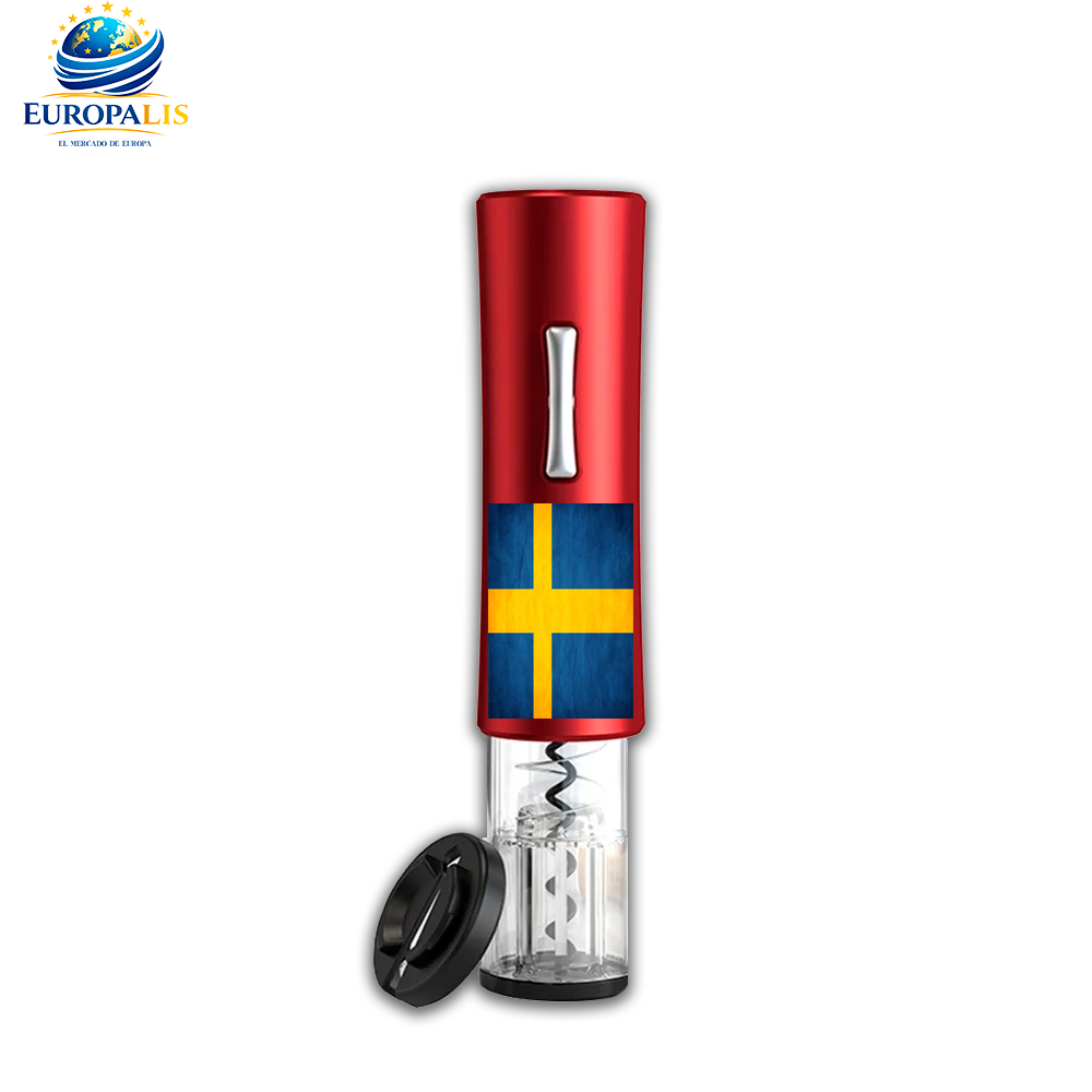 Sacacorchos Eléctrico Bandera Suecia