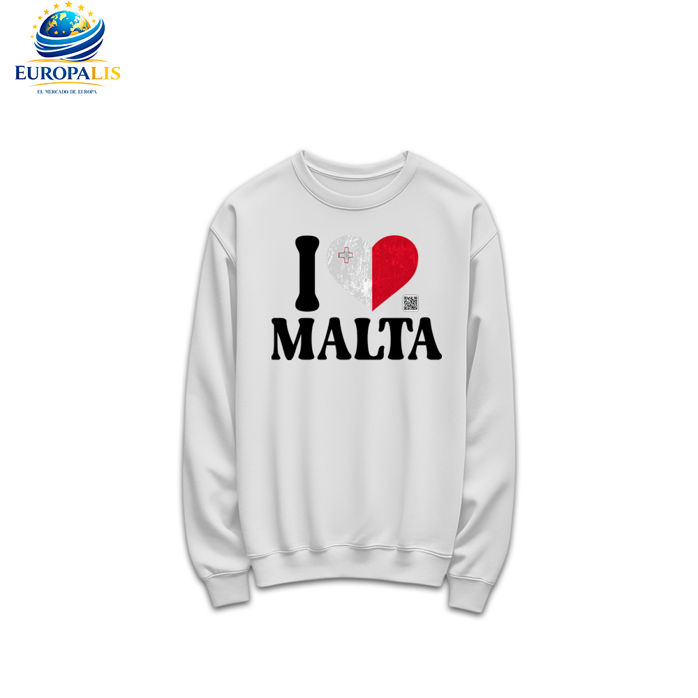 Sudadera sin Capucha Bandera Malta