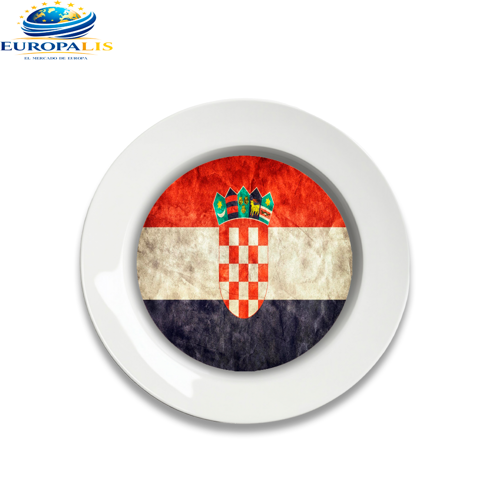 Plato Bandera Croacia