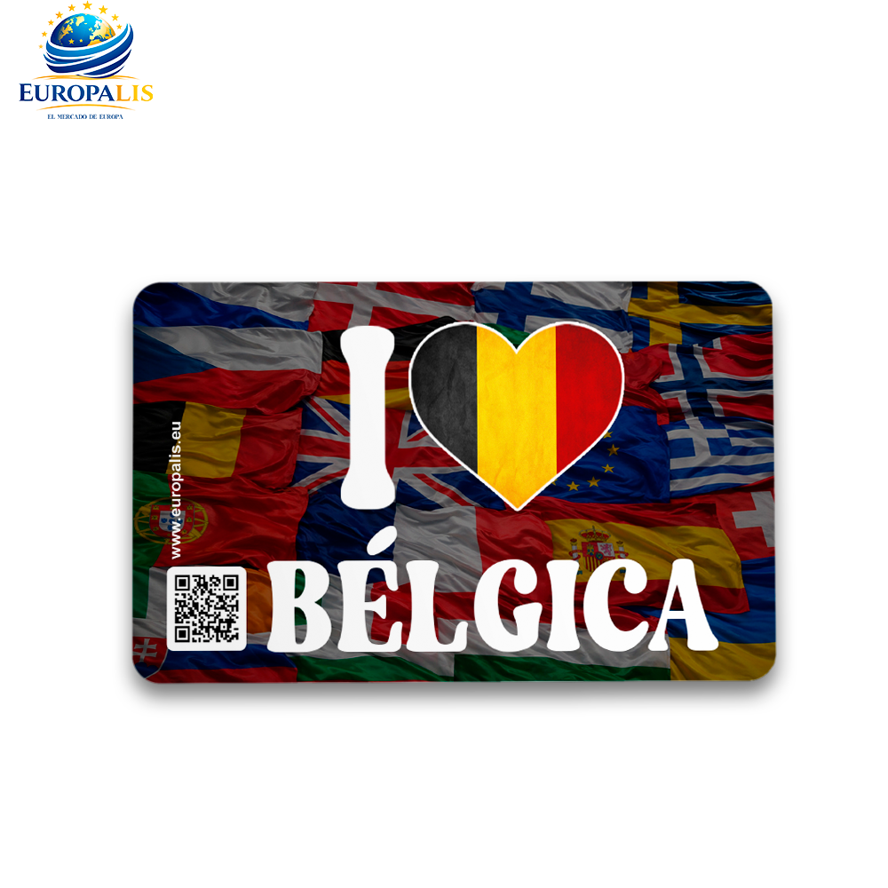 Imán I Love Bélgica