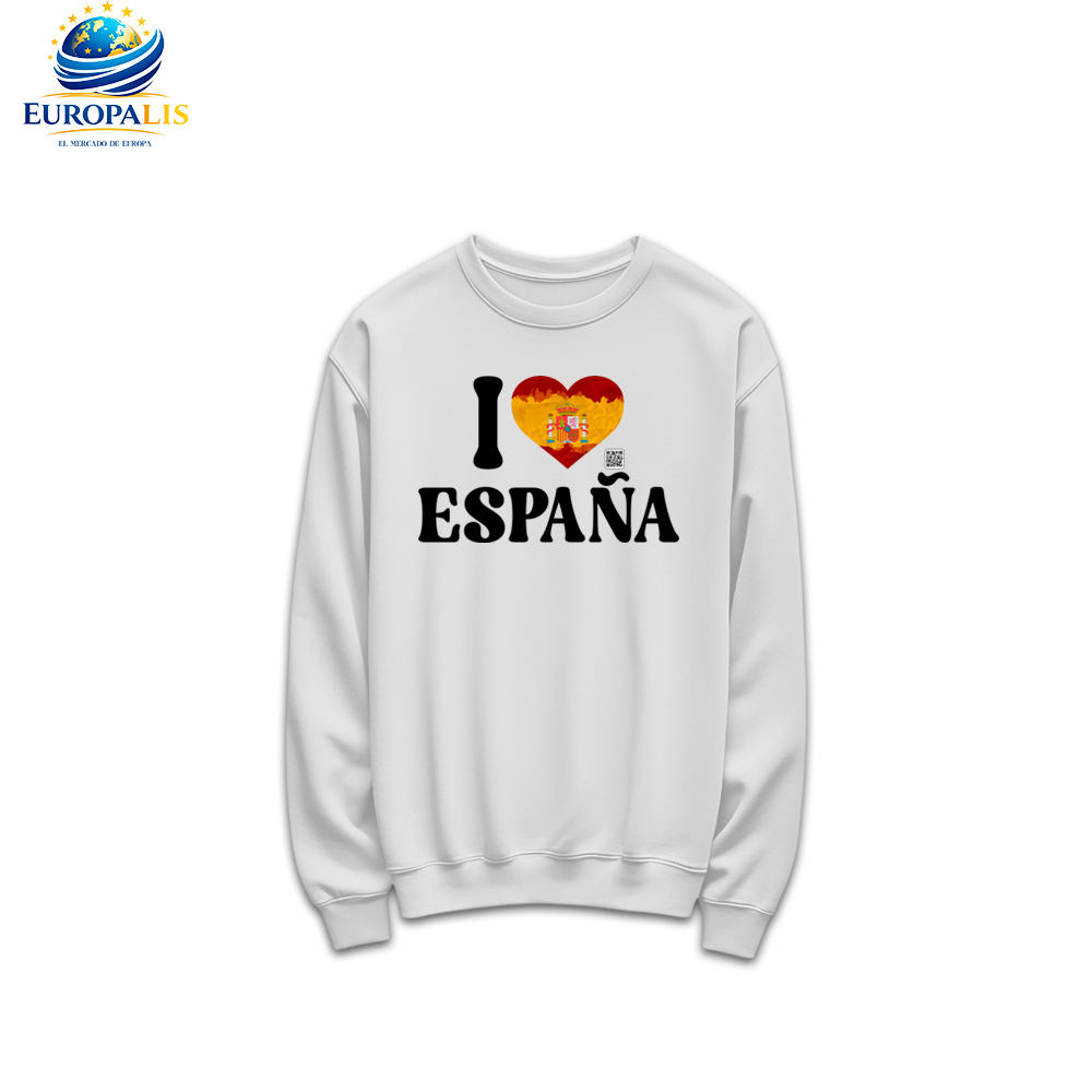 Sudadera sin Capucha Bandera España