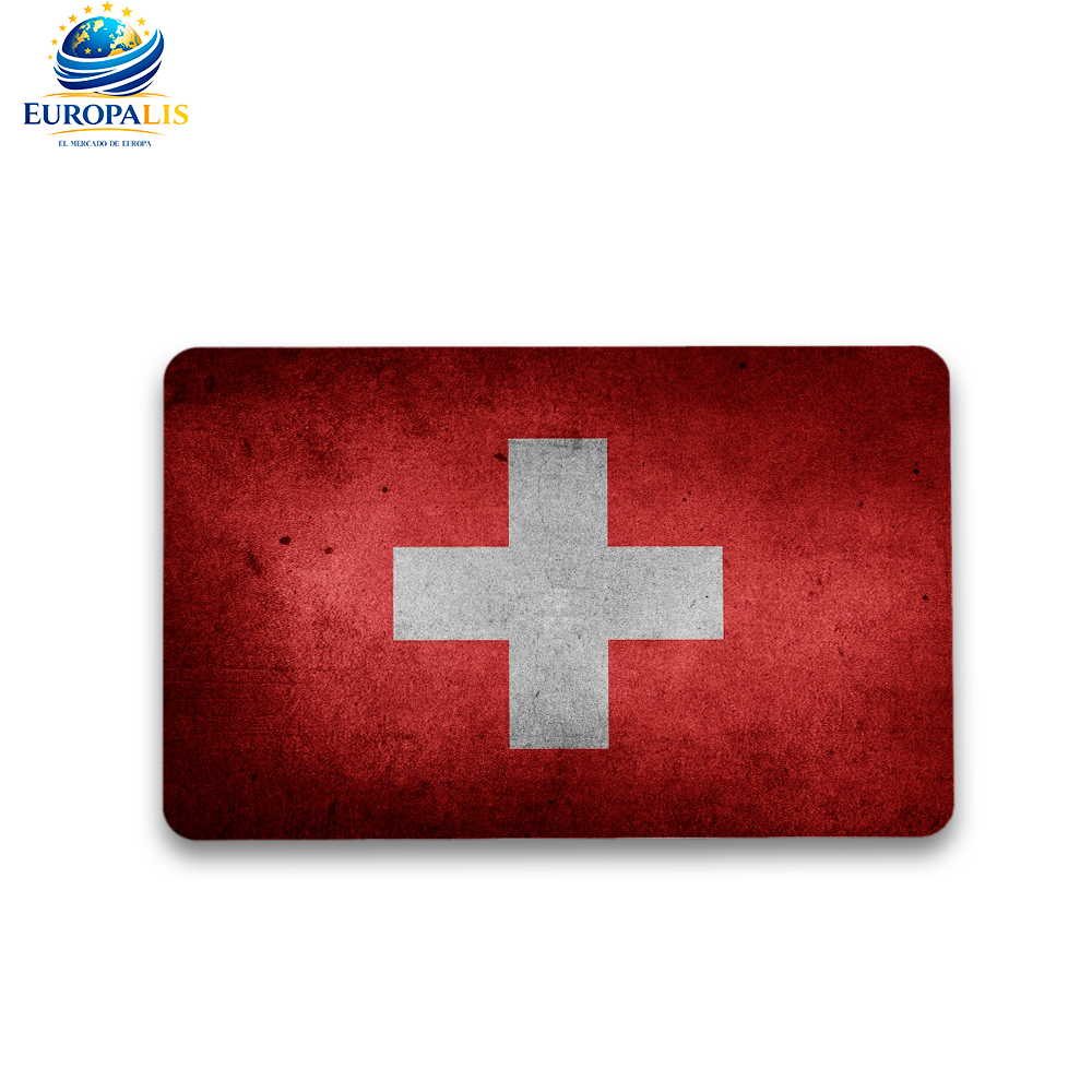 Imán Cuadrado Bandera Suiza