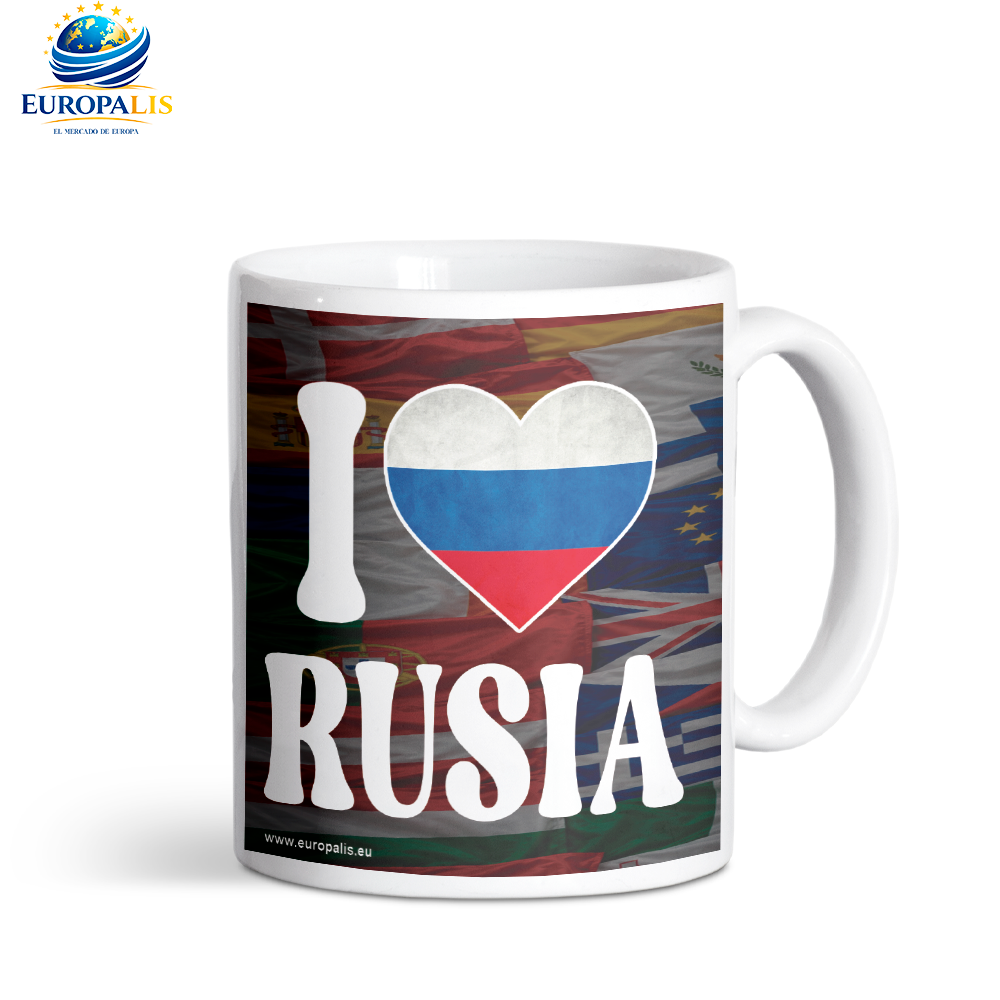 Taza I Love Rusia